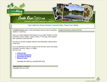 Tablet Screenshot of costaricatopics.com